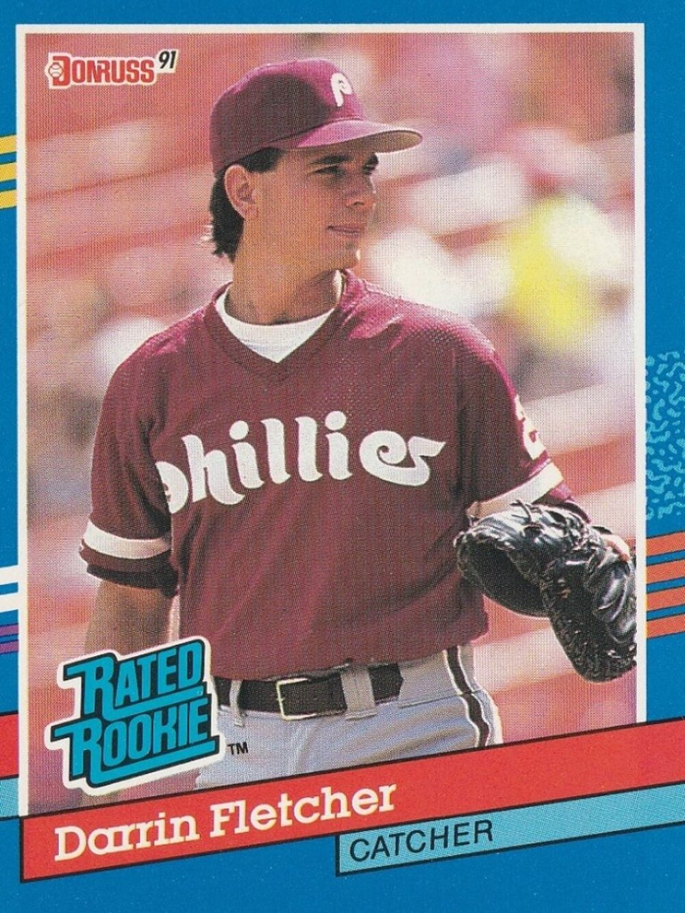 Darrin Fletcher - Donruss 91 Series 1 Baseball Card